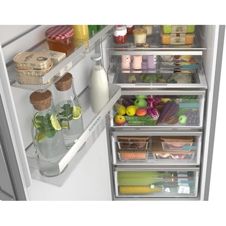Siemens KS36NVICG iQ300, Freistehender Kühlschrank, 186.2 x 59.5 cm, Inox, 2 Jahre Herstellergarantie, energieeffizient – Bild 8