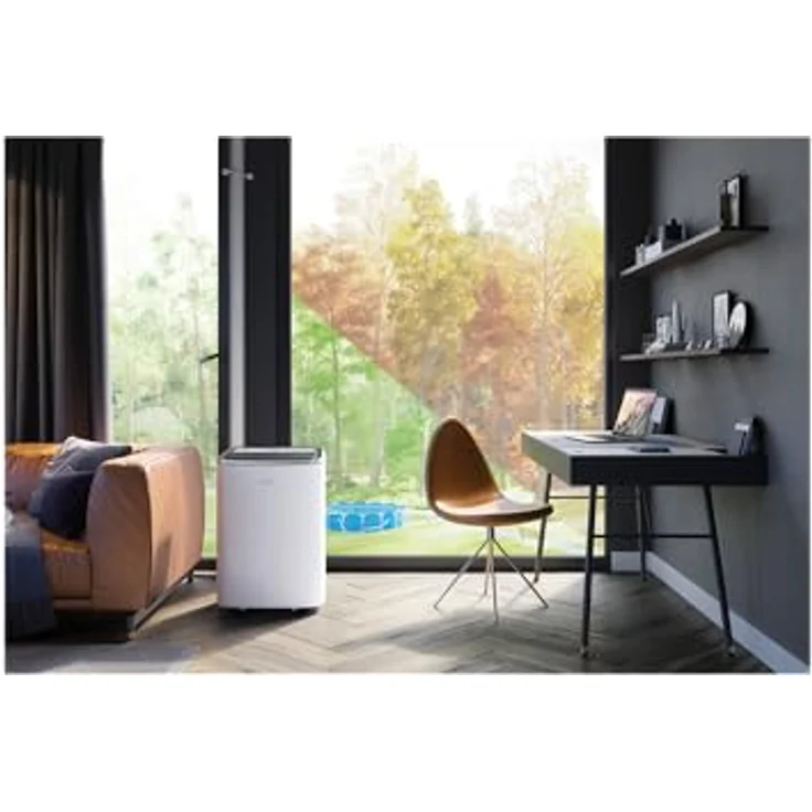 AEG Chillflex Pro AXP26U338CW mobiles Klimagerät (LED Display, Touch-Buttons, Fernbedienung, 30-40 m², Kühlfunktion, Ventilator, Entfeuchtungsfunktion, Automatik, weiß-silber-schwarz) – Bild 6