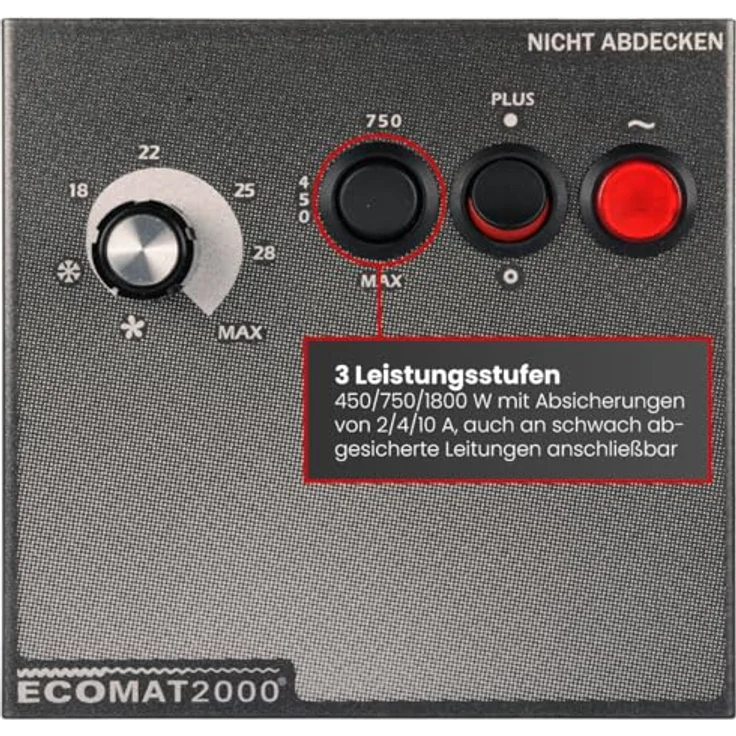 Heizlüfter Ecomat 2000 Classic Plus 230 Volt, Heizlüfter – Bild 3