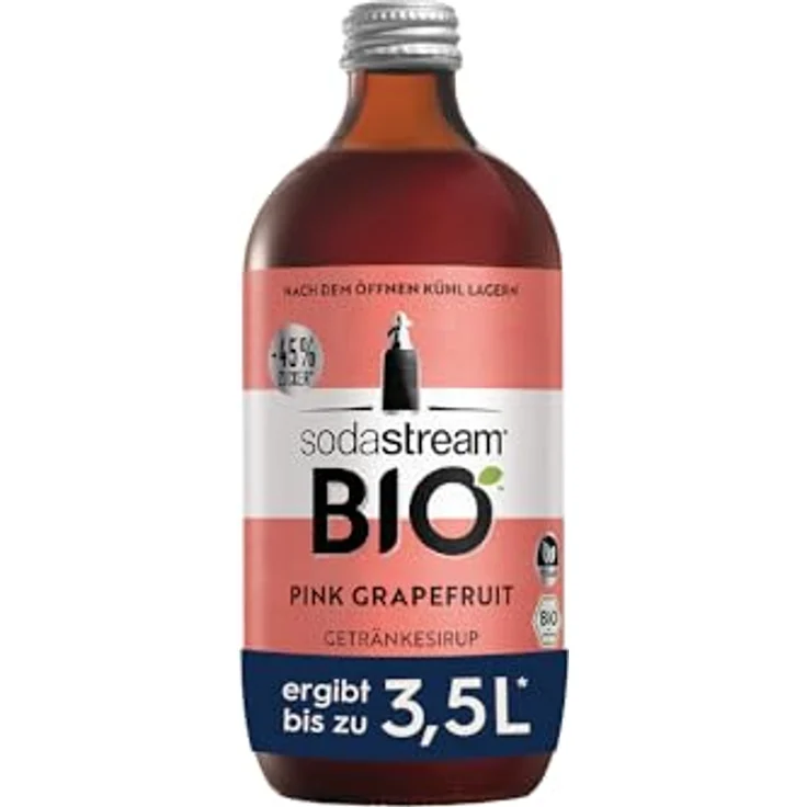 SodaStream Bio Sirup Pink Grapefruit 500 ml – Bild 2