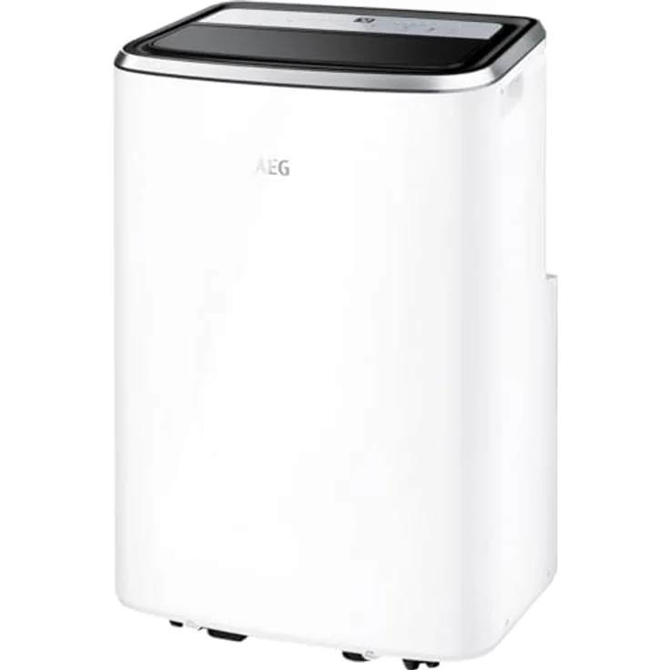 AEG Chillflex Pro AXP26U338CW mobiles Klimagerät (LED Display, Touch-Buttons, Fernbedienung, 30-40 m², Kühlfunktion, Ventilator, Entfeuchtungsfunktion, Automatik, weiß-silber-schwarz) – Bild 9