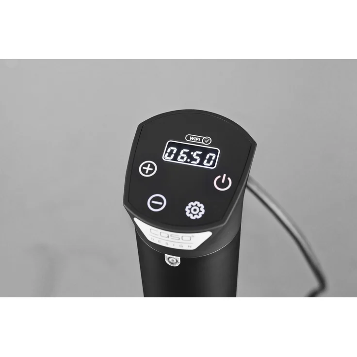 Caso SV 1200 Smart Sous Vide Garer, schnelle Erhitzung dank leistungsstarken 1200 Watt, komplett wasserfest, Sous Vide Stick mit der Caso Control App steuerbar, 3D-Zirkulation, silber, schwarz – Bild 5