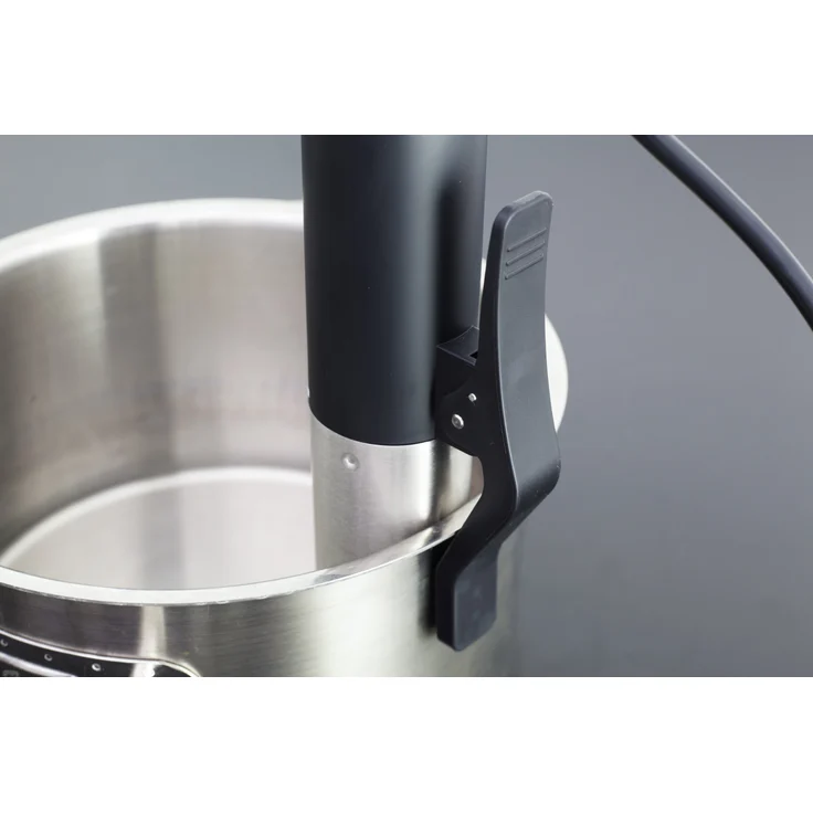 Caso SV 1200 Smart Sous Vide Garer, schnelle Erhitzung dank leistungsstarken 1200 Watt, komplett wasserfest, Sous Vide Stick mit der Caso Control App steuerbar, 3D-Zirkulation, silber, schwarz – Bild 4
