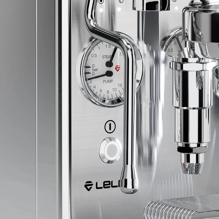 Lelit Mara PL62X Siebträger Espressomaschine, 1,8 l Kupferkessel, Dampfdüse und Heißwasserauslauf, silber – Bild 6