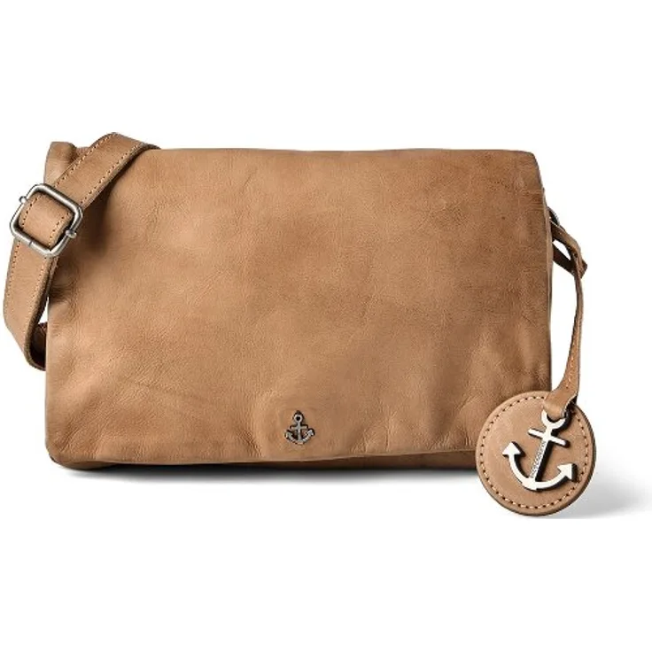 Harbour 2nd Anchor Love Umhängetasche, 100% Leder, 22.5 cm, braun