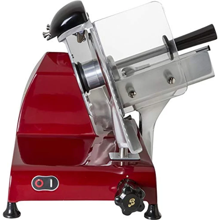 Berkel Allesschneider Red Line 250, inkl. Schneidebrett, 190W, aus Esche und Edelstahl, rot – Bild 5