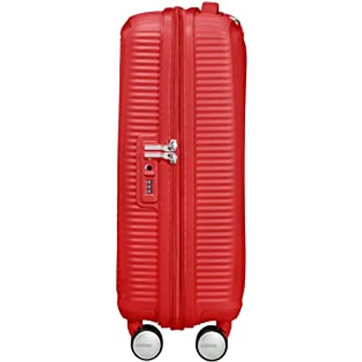 American Tourister Soundbox - Spinner S Erweiterbar Handgepäck, 55 cm, 41 L, Rot (Coral Red) – Bild 3