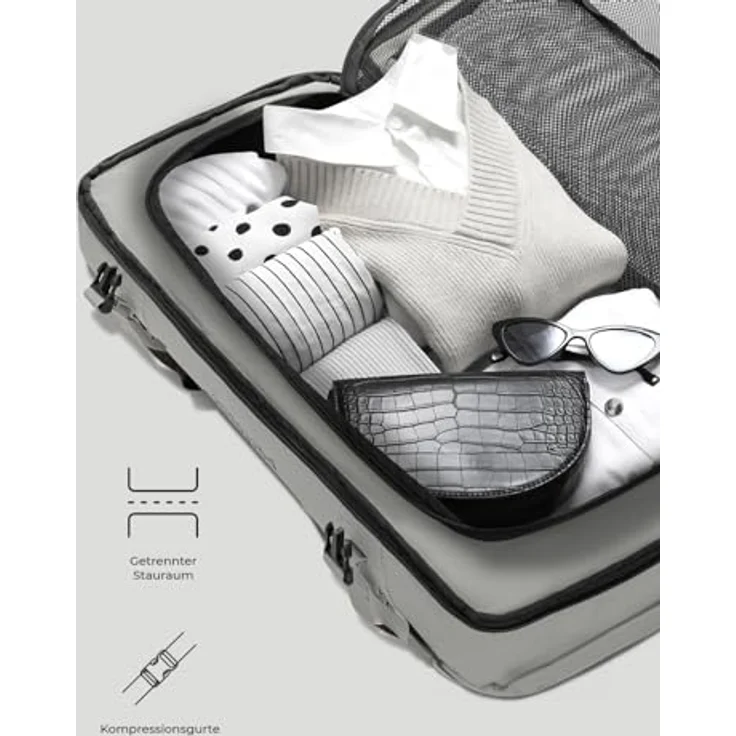 Pactastic Urban Collection Reisetasche 23 cm grey – Bild 6