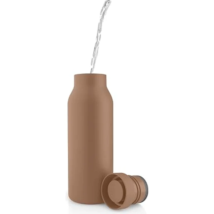 Eva Solo Urban Isolierflasche 0.5 Liter, Vakuumisolierung für kalte und warme Getränke, Mocca – Bild 3