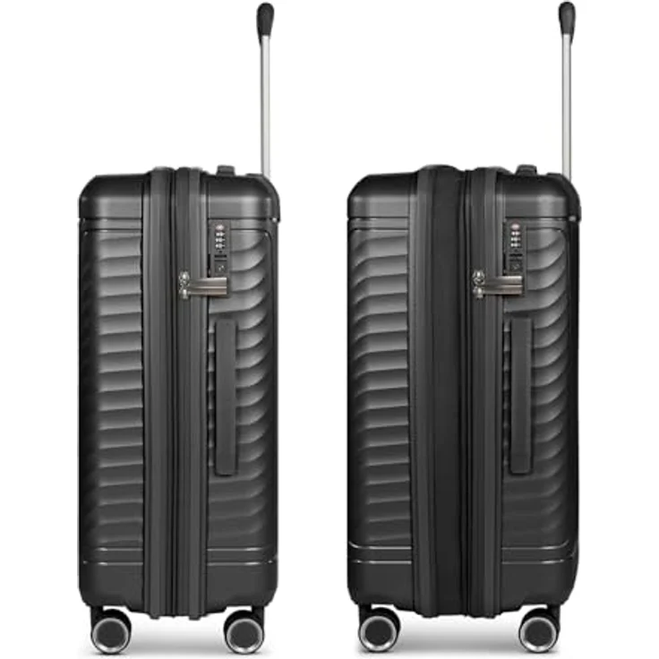 Picard Hartschalen-Trolley Vienna, 4 Rollen, Polycarbonat, integriertes TSA-Schloss, erweiterbare Dehnfalte - Preisvergleich – Bild 3