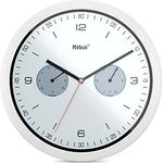 Mebus 52826 Funk Wanduhr 260mm x 42mm Weiß