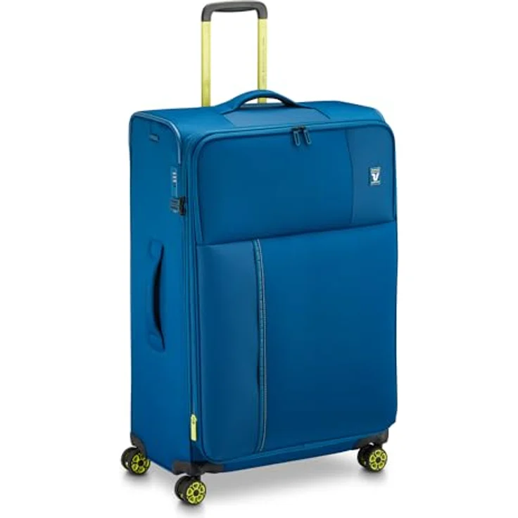 RONCATO MOVE Trolley Lagunenblau Grande, weicher Koffer mit erweiterbarem Reißverschluss und 4 Rollen – Bild 1