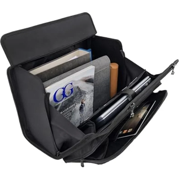 Lightpak Pilotenkoffer Trolley R-PE, umweltfreundlicher Schwarz koffer aus RPET, 43 l mit Rucksackfunktion für Laptop und Geschäftszubehör – Bild 2