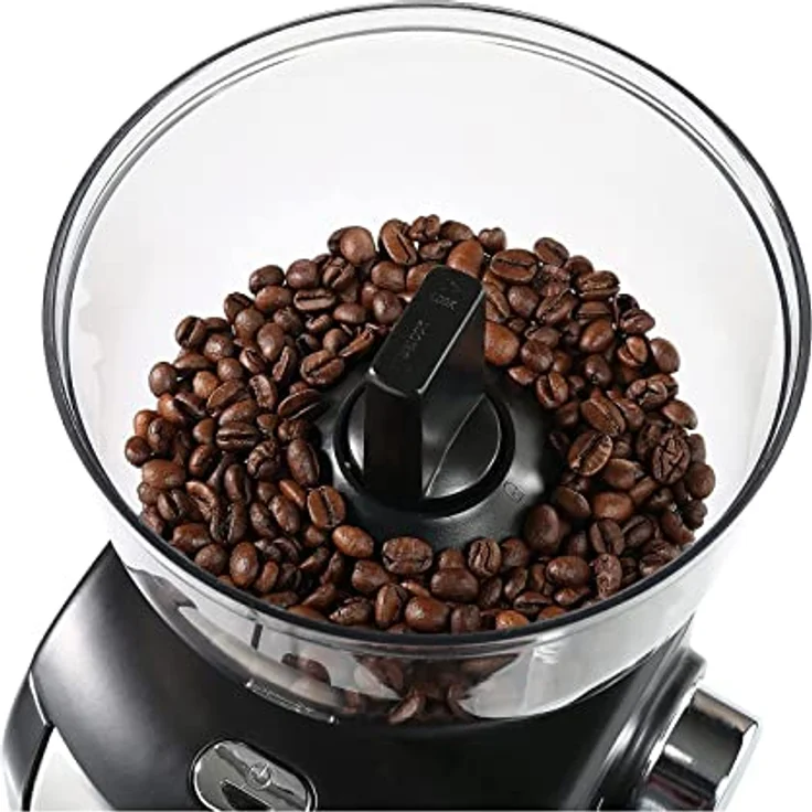 Zassenhaus elektrische Kaffee- mühle  Arabica, Kaffeemühle, Schwarz, Silber – Bild 5