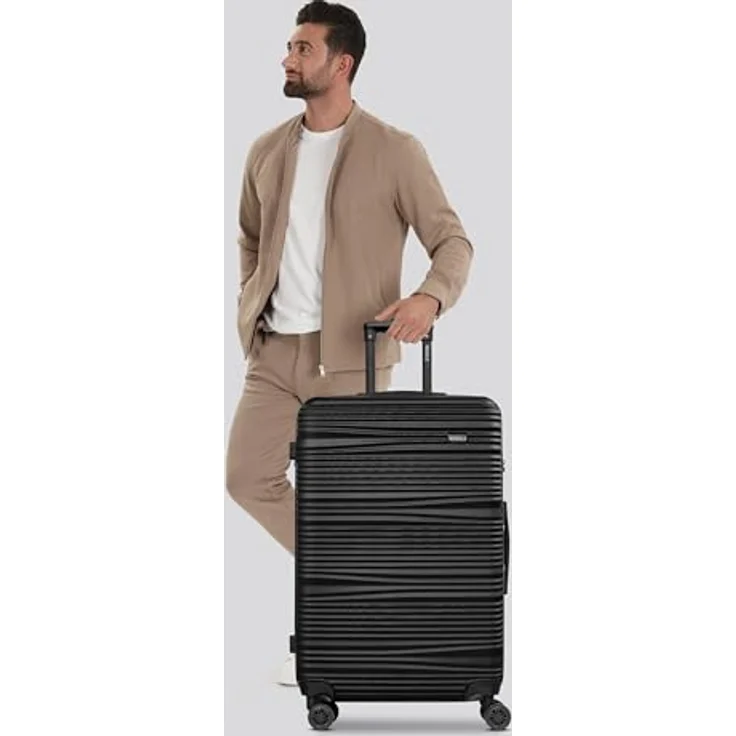 Redolz Essentials 16 LARGE 4 Rollen Trolley 77 cm, Schwarz, 96 l, XL – Bild 6