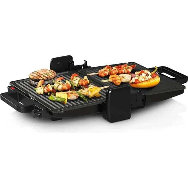 BOSCH Kontaktgrill Sandwichmaker BOSCH TCG3323 Schwarz 2000 W, 2000 W, Programmierbarer Thermostat, Antihaftversiegelung – Bild 8