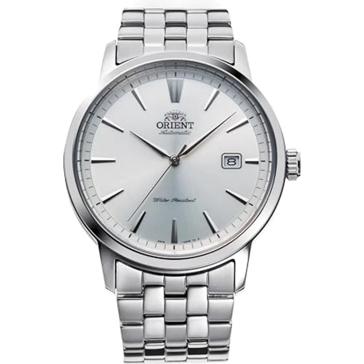 Orient RA-AC0F02S10B, Lässige Herrenuhr mit 42 mm Edelstahlgehäuse, grauem Armband und mechanischem Kaliber F6722 – Bild 1