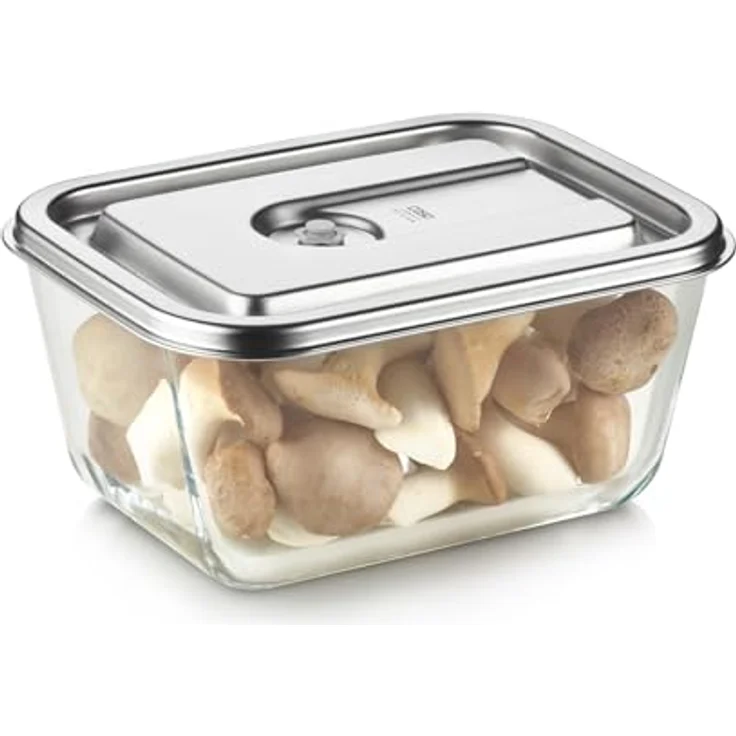 Caso VacuBoxx XL- Vakuum-Frischebehälter, 2600 ml, BPA-Frei, Backofenfest, spülmaschinenfest, gefrierfest – Bild 2