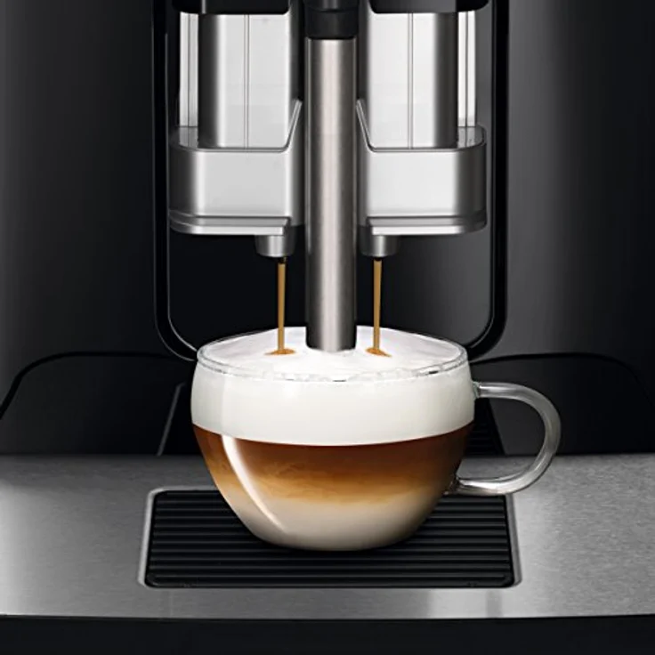 Bosch TIS30159DE VeroCup 100 Kaffeevollautomat, 1300 Watt, integriertes Keramikmahlwerk, Direktwahltasten, schwarz – Bild 4
