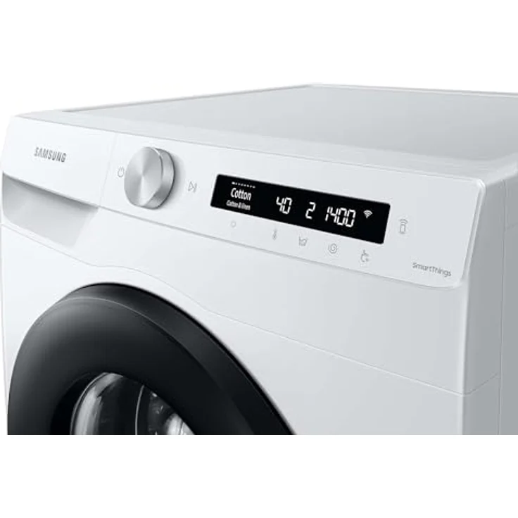 Samsung WW90T504AAWCS2 Waschmaschine, 9 kg, 1.400 U/min, Extra energiesparend, AI Ecobubble, AI Control, SmartThings App und AI Energy Mode, Hygiene-Dampfprogramm, Weiß – Bild 4