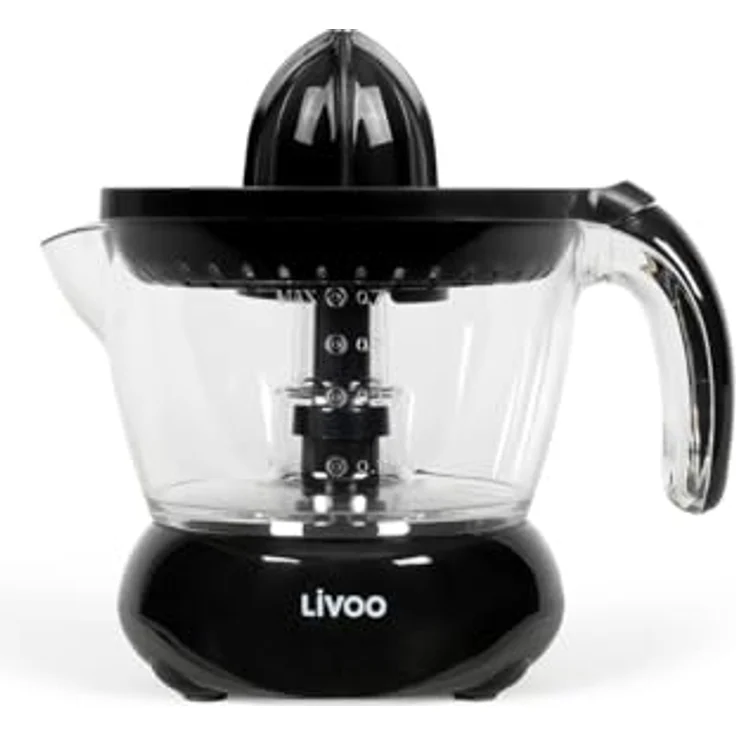 LIVOO Zitruspresse Saftpresse elektrisch 25 Watt DOD131N schwarz – Bild 4