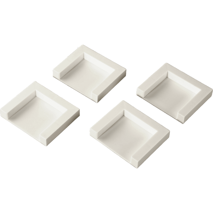 KOENIC KDA-0004 Trocknerfixierplatten, 4 Stück, selbstklebend, 65 mm