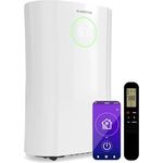Klarstein DryFy ProConnect 24L Luftentfeuchter - WiFi, Aktivkohlefilter, 24h Timer, LED- Feuchtigkeitsanzeige, leise, für Räume bis 36m², elektrisch, weiß