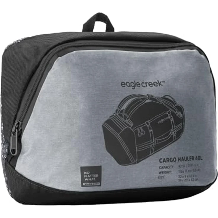 Eagle Creek Cargo Hauler Reisetasche, 32 cm x 23 cm x 56 cm, grau, 100% Polyester – Bild 4