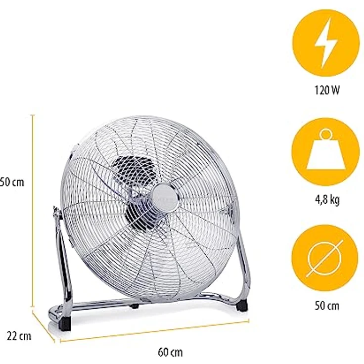 Tristar VE-5885 Bodenventilator – 50 cm – Metall – Bild 4