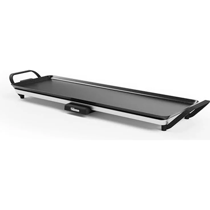 Tristar Tischgrill slim L - Große Backfläche von 70 x 23 cm - Einstellbarer Thermostat - Antihaftbeschichtung - Herausnehmbare Fettauffangschale - Leicht zu reinigen - BP-2668 – Bild 1