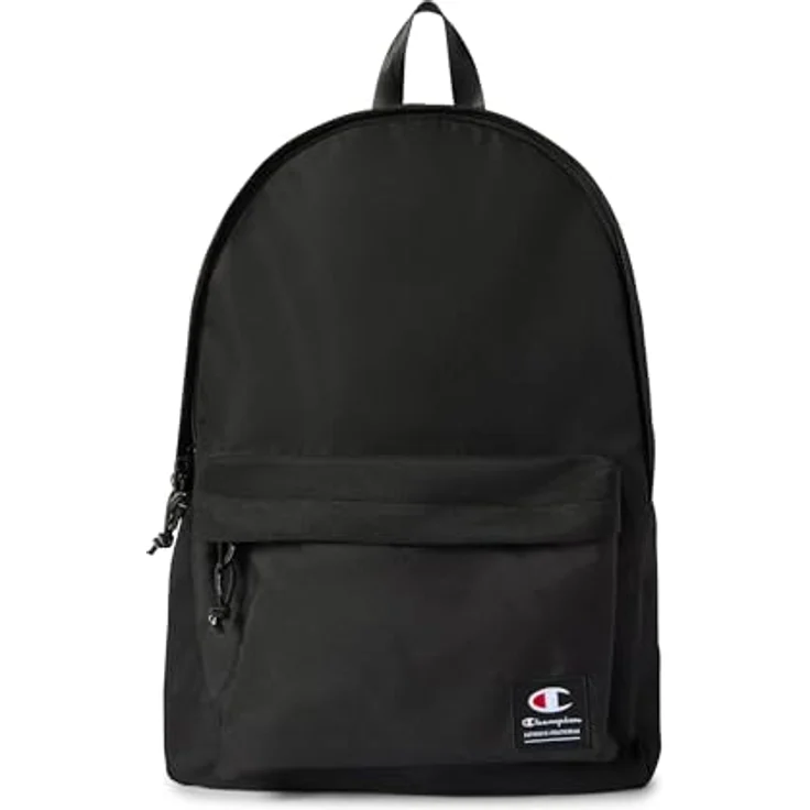 Champion Freizeitrucksack Backpack NBK-NS, wasserabweisender Rucksack mit Jacquard-Logo und 13 Zoll Laptop-Fach, schwarz – Bild 1