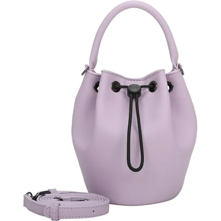 Buffalo Citro Mini Bag Handtasche, 17.5 cm x 12 cm x 18 cm, lila, aus 100% Polyurethan