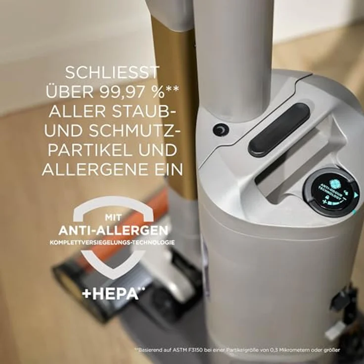 SHARK IA3246EUTIV PowerDetect Speed Luxe Collection Clean & Empty, Akku-Staubsauger mit selbstentleerender Ladestation, 350 Watt, bis zu 60 Minuten Laufzeit – Bild 4