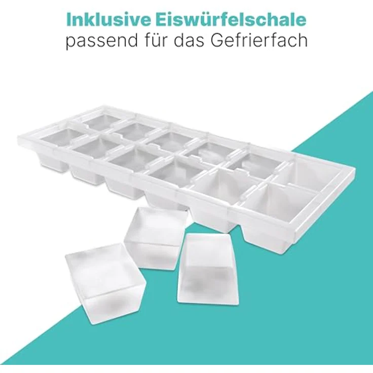 Bomann Gefrierschrank GS 7256, 4 Sterne mit 60L Fassungsvermögen, 3 Fächer, leise, wechselbarer Türanschlag, schwarz – Bild 7