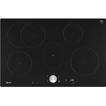 Neff, T58PTF1L0, Autarkes Induktionskochfeld mit Twist Pad Steuerung, N90, Breite 80 cm, Schwarz, flächenbündig (integriert)