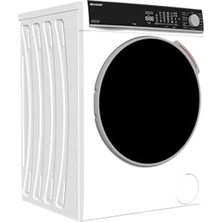 SHARP ES-MNFL814CWA-DE Frontlader Waschmaschine | 8 kg | Energieeffizienzklasse A | 1400 U/min | Inverter Motor | WiFi-Steuerung | Dampf-Funktion | Weiß – Bild 5