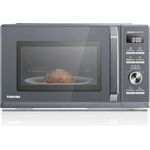 Toshiba MW3-AG25PFI(MG) Mikrowelle 3-in-1 Kombigerät mit Grill- und Backofenfunktion, 25L, 900W Origin-Inverter, 1100W Grill, leise mit 57dB, Morandi-Grau