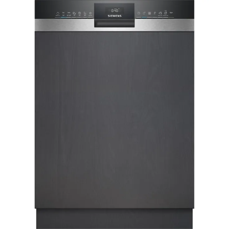 Siemens iQ300 SN53HS17BE, Teilintegrierter Geschirrspüler mit 13 Maßgedecken, gebürsteter Stahl, 6 Programme, Home Connect-fähig
