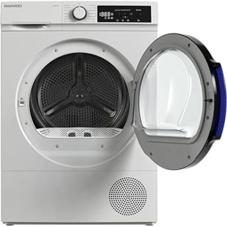 Daewoo TD-B8GP1WD0-DE Wärmepumpentrockner, 8 kg, Energieeffizienzklasse D, 15 Programme, Knitterschutz, Trommel-Innenbeleuchtung – Bild 4