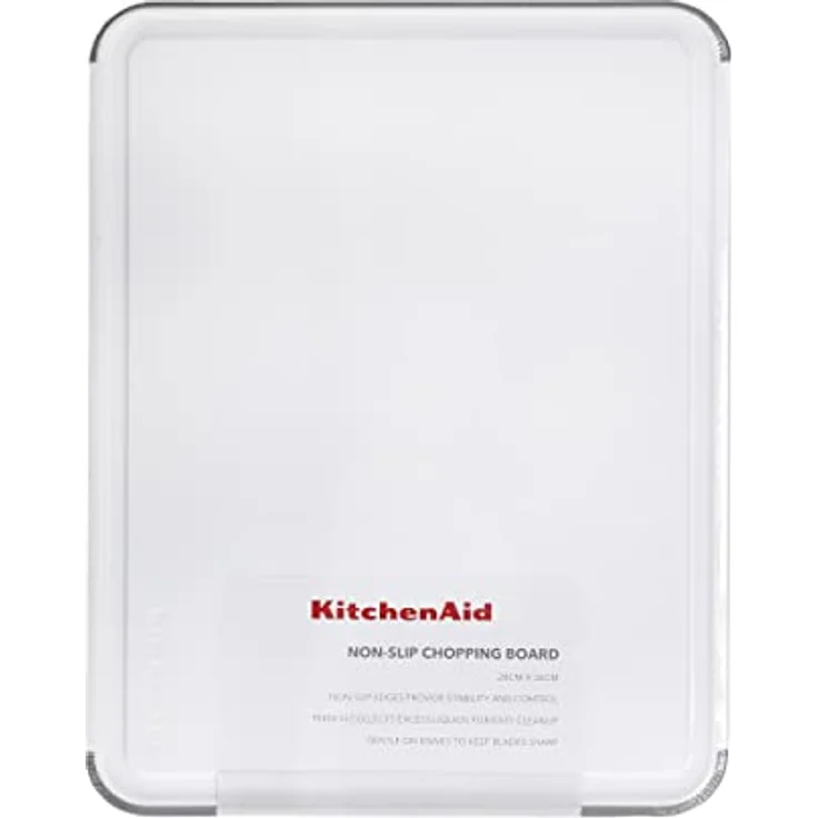 KitchenAid Klassisches Schneidebrett, Polypropylen, rutschfest, 35 x 28 cm – Bild 4