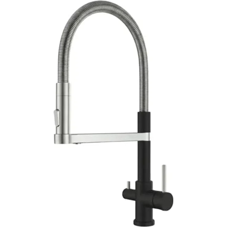 Neues Wasser AORA GT600 Umkehrosmoseanlage – 8-Stufen-Filtration, tankloses Direkt-Flow-System, 3-Wege-Armatur STATEMENT Schwarz – Bild 8