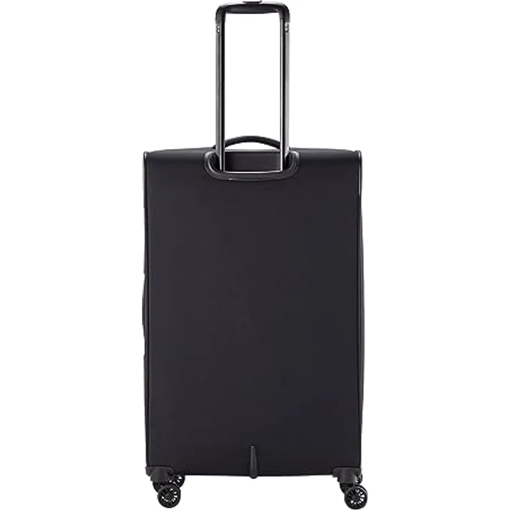 travelite 4-Rad Koffer Größe L Weichschale, Gepäck Serie CHIOS mit Dehnfalte + Kantenschutz, Trolley in zeitloser Optik, 78 cm, 90 - 97 Liter, Schwarz – Bild 4