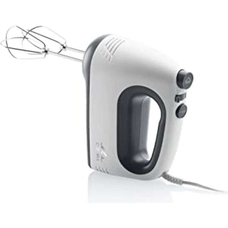 ETA ETA005290000 Crema II hand mixer, 300 W, 5 Gänge, Weiß/Grau, Handmixer, Grau, Weiss – Bild 7