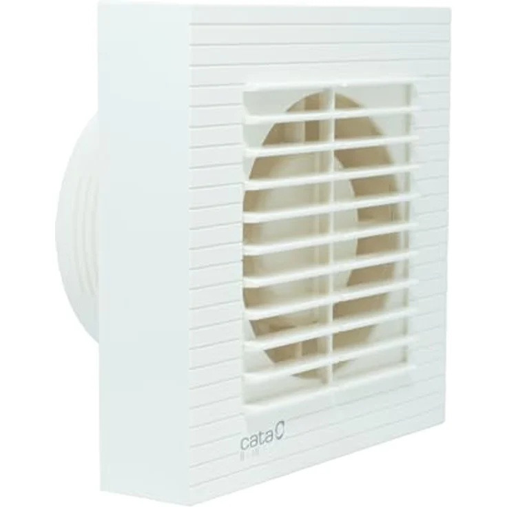 Konjac Sponge Cata Ventilator B10, Belüftungsventilator für Badezimmer, 98 m³/h Luftstrom, leiser Betrieb mit 41 dB, weiße Wandmontage, energieeffizient mit 15 W – Bild 2