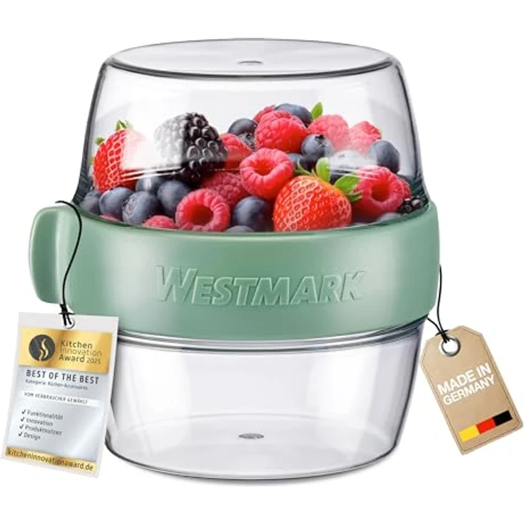 WESTMARK Lunchbox Pocketbox »Maxi«, 700 ml, Kunststoff, 2 x 350 ml, auslaufsicher, spülmaschinengeeignet – Bild 2