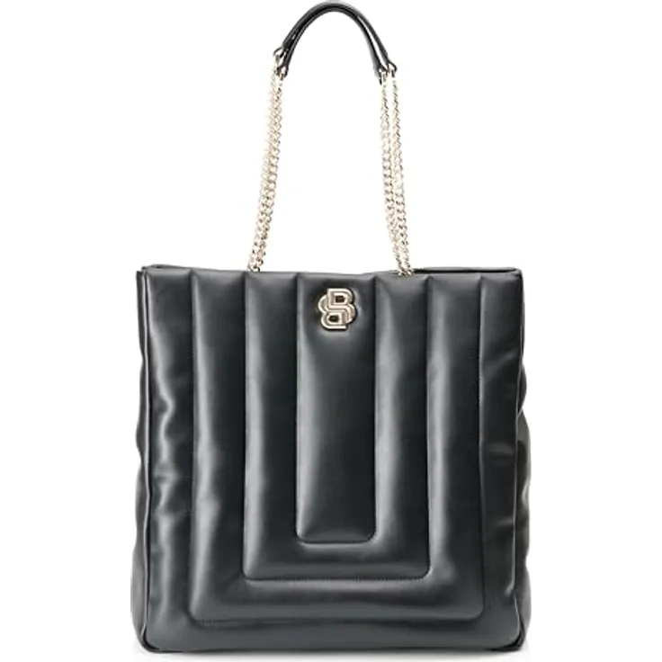 BOSS Shopper Icon, Polyurethan mit Karabinerverschluss, geräumigem Innenraum und Schulterband, schwarz
