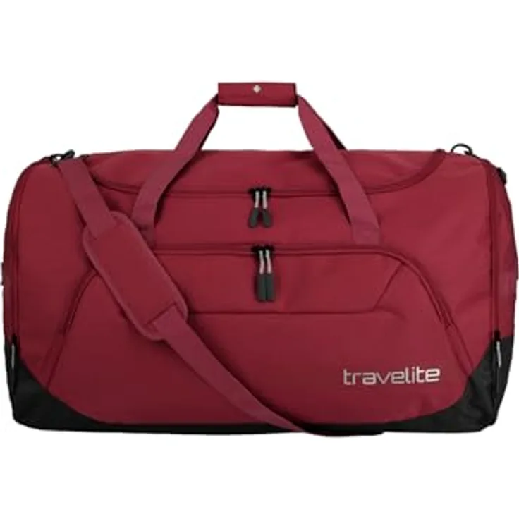 Travelite Kick Off Reisetasche XL, 70 cm, rot, 100% Polyester, ideal für Reisen & Sport