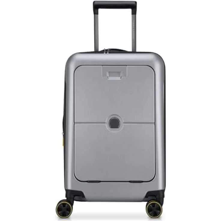 DELSEY Paris Trolley Case/Upright S Business, silberfarben, mit TSA-Schloss und SECURITECH2-Verschlusssystem, 2 Rollen für einfaches Handling – Bild 1
