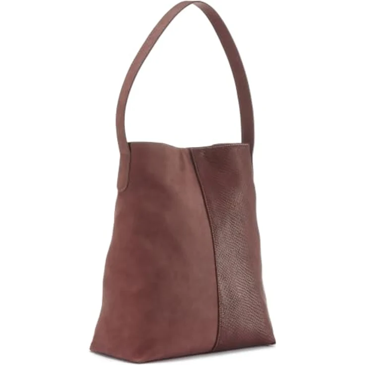 Vivance Shopper Schultertasche (2-tlg), vegane Handtasche mit herausnehmbarer Innentasche und Magnetverschluss, Colourblocking-Design – Bild 3