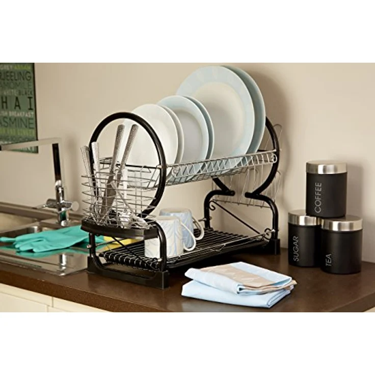 Premier Housewares Besteck Caddy, Chrom, 4 Abschnitt – Bild 5